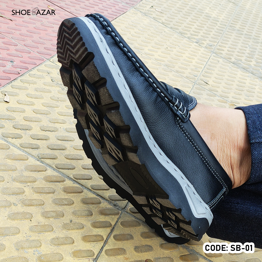 Genuine COW Leather Light Weight Casual Shoes - SB-01