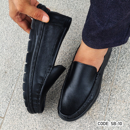 Genuine COW Leather Light Weight Casual Shoes - SB-10