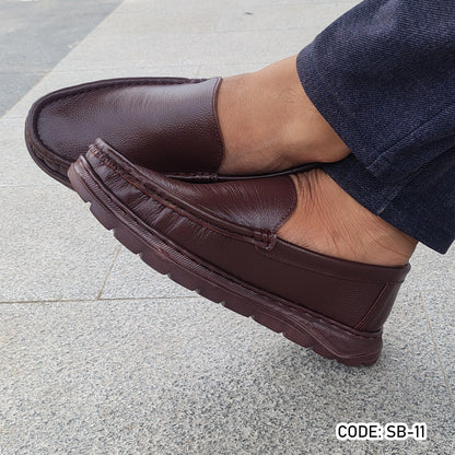 Genuine COW Leather Light Weight Casual Shoes -SB-11