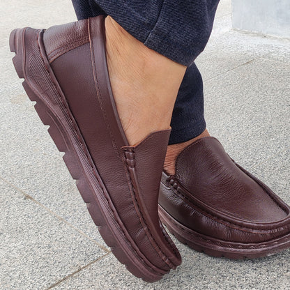Genuine COW Leather Light Weight Casual Shoes -SB-11