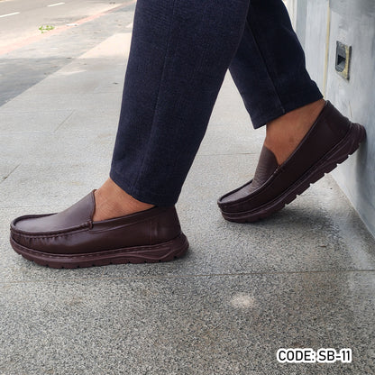 Genuine COW Leather Light Weight Casual Shoes -SB-11