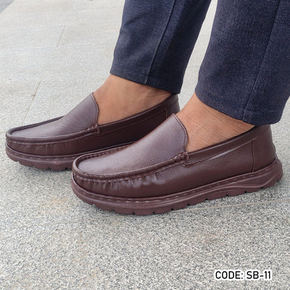 Genuine COW Leather Light Weight Casual Shoes -SB-11