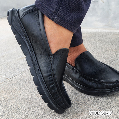 Genuine COW Leather Light Weight Casual Shoes - SB-10